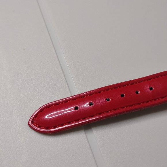 Cat And Crown Analog Watch With Red Band - Picture 8 of 16